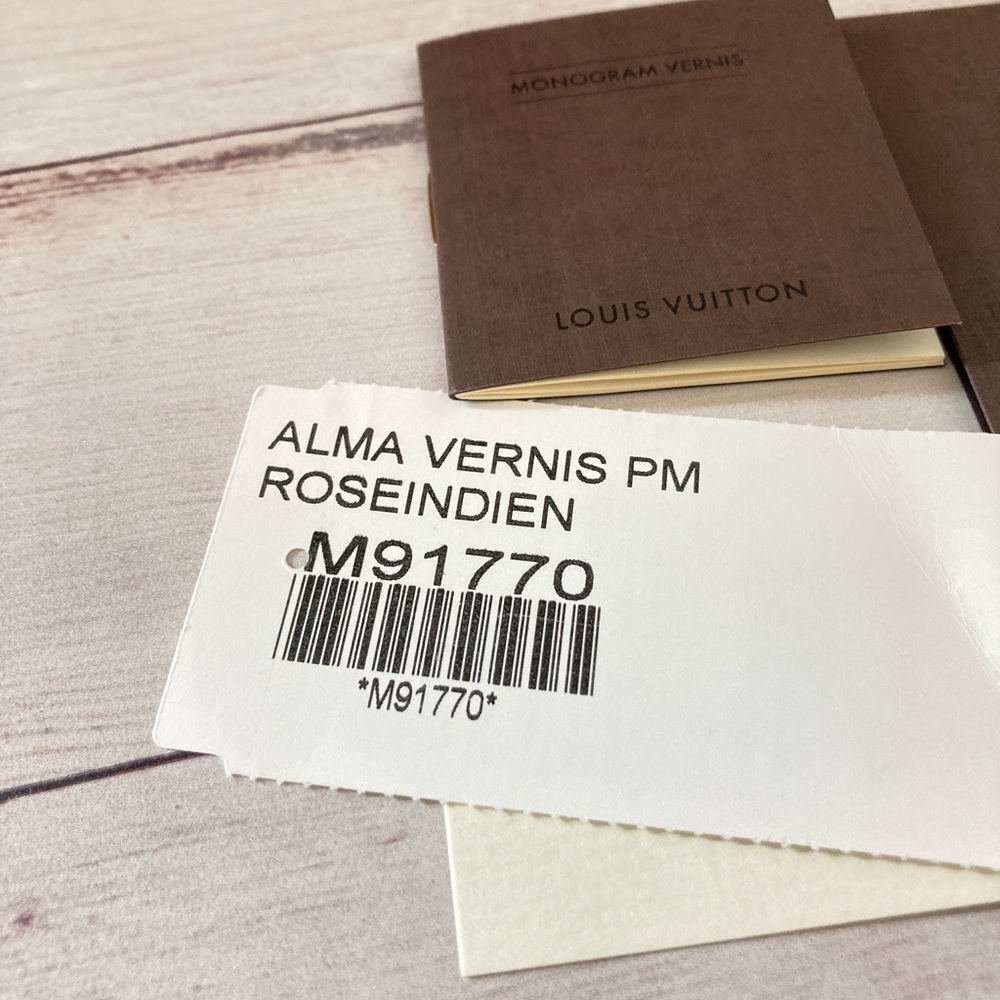 ❣️SOLD LV Alma Vernis PM Rose Indien - Picture 12 of 16